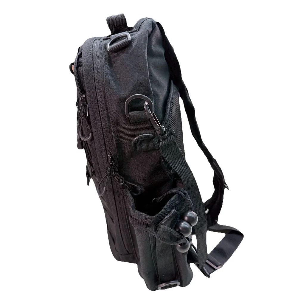 Piscifun Fishing Tackle Bag Backpack NWOT Black Multiple Compartments Outdoor